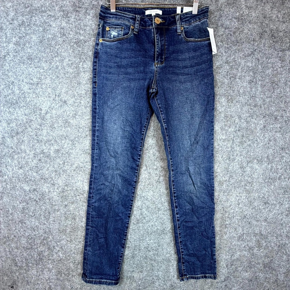 STS Blue Riley Slim Boyfriend Jeans Womens 26 Denim Cotton Stretch High Rise‎